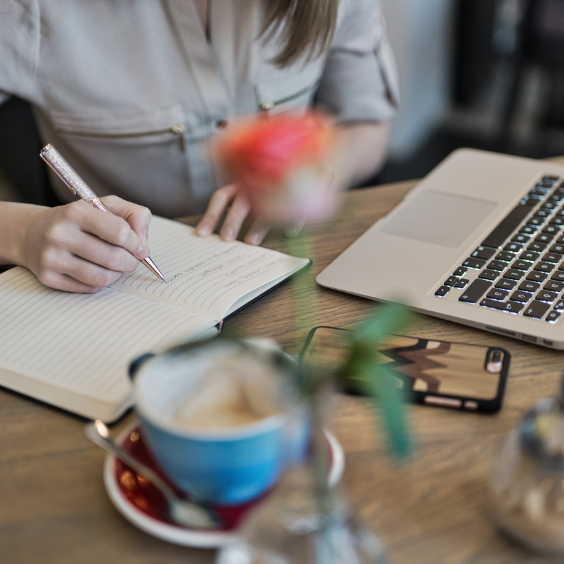 Content strategist planning editorial calendar